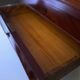 Louis-Philippe 19th century mahogany dressing table/work table with mirror and drawer