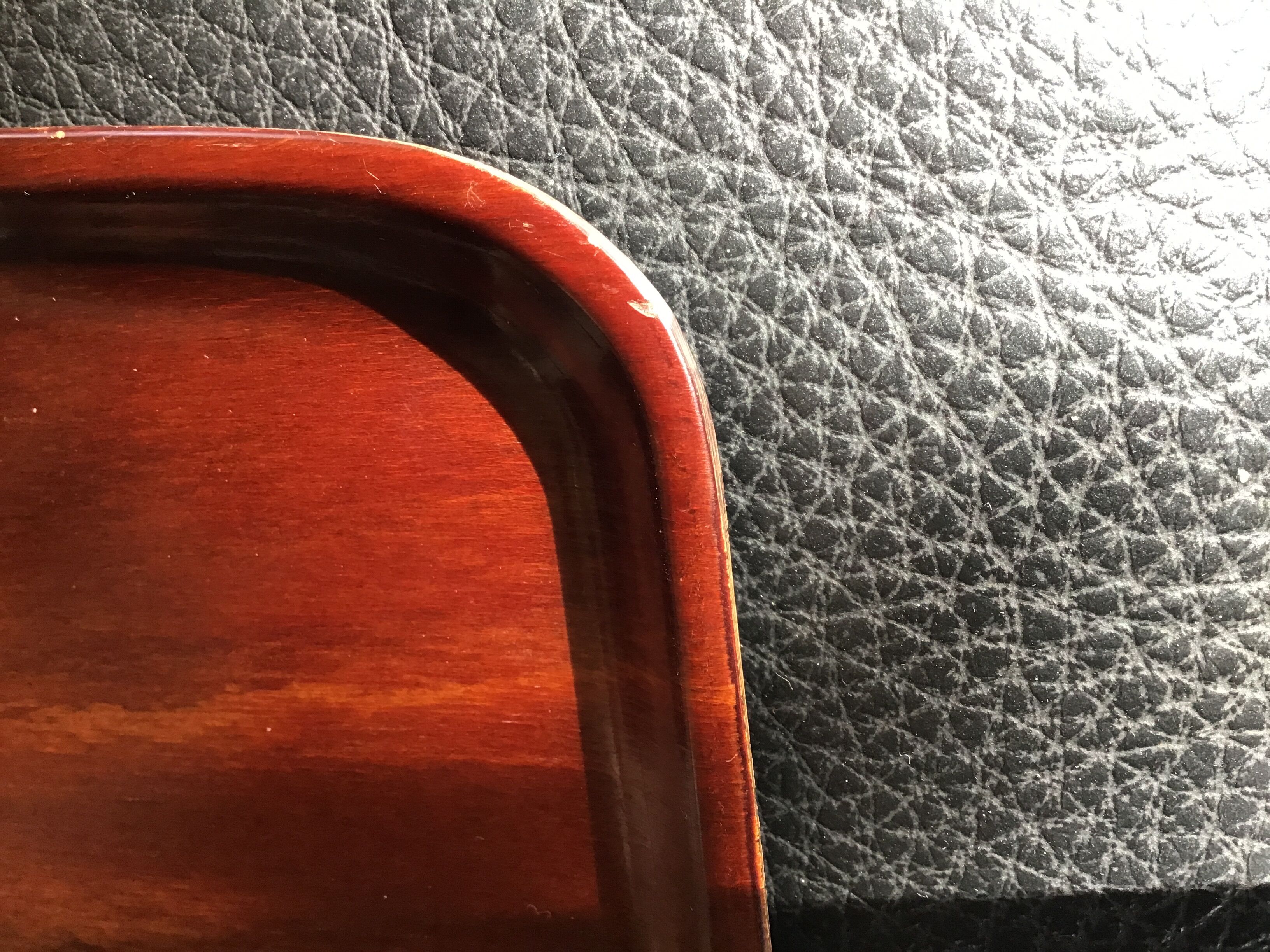 Scandinavian Gerling moulded wood tray