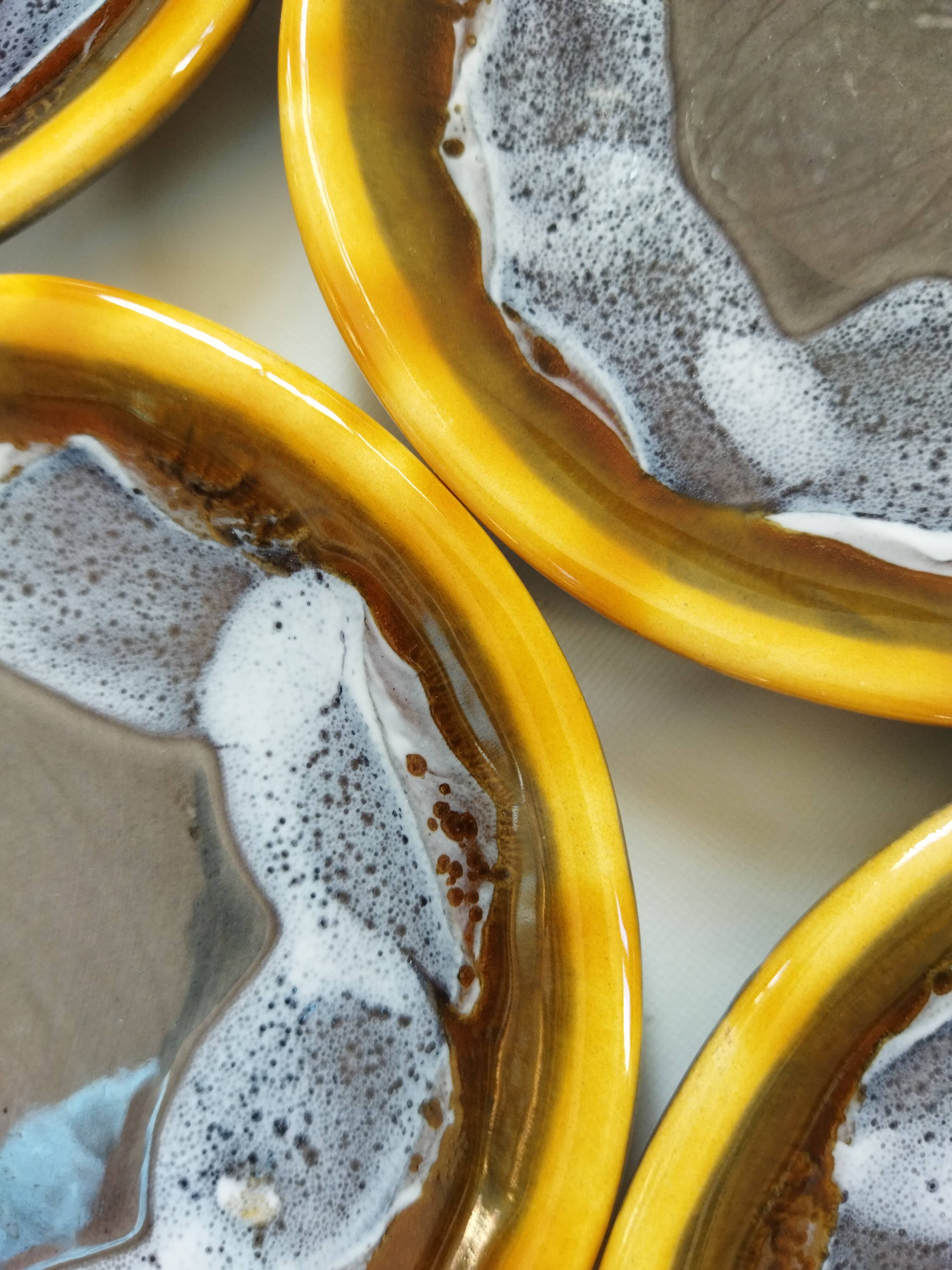 Six Vallauris plates