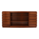 Large modernist cabinet with two doors in mahogany from around 1940.