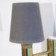 Pair of vintage brass wall lamps from Falkenberg, Sweden1970