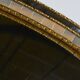 Hollywood Regency Style Oval Brass Bezel Mirror – 1970