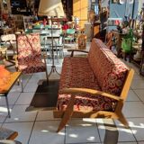 Canapé + fauteuil FS116 Free Span vintage