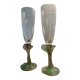 Daum champagne flutes nature collection