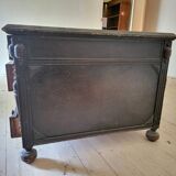 Important antique American desk in carved wood – circa 1900 –