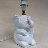 Ceramic elephant lamp