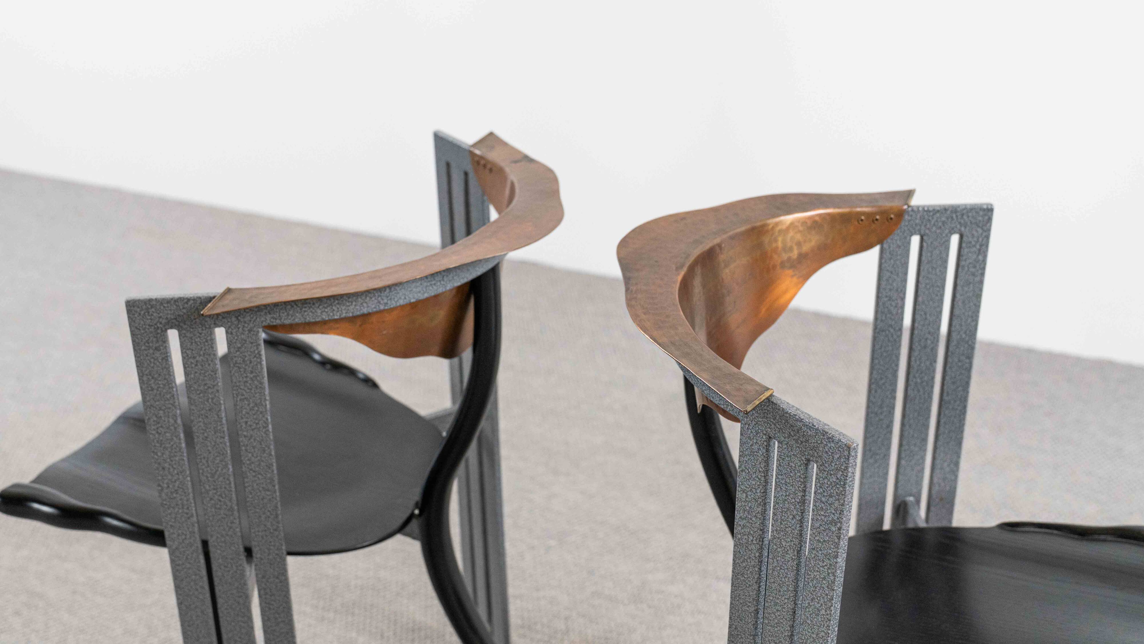 Pair Ota Otanek Chairs by Borek Sipek fort Vitra