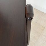 Dark Wood Bar Trolley by Franco Albini for Poggi Pavia, 1970s