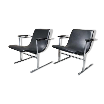 Paire de fauteuils ''oslo'' par Rudi Verelst pour Novalux, 1970s