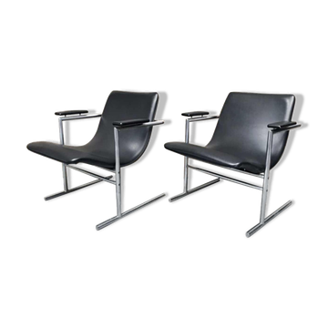 Paire de fauteuils "oslo" par Rudi Verelst pour Novalux, 1970s