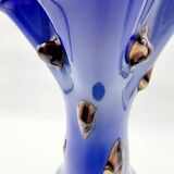 Cobalt blue Murano glass vase by Darius Zarrin