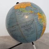 Globe terrestre vintage Girard er Barrère années 60
