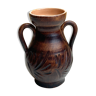 Vase amphore marron