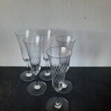 Set of flute glasses