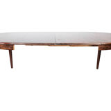Dining table in rosewood with extension, of Danish design from the 1960s.