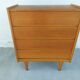 vintage chest of drawers, 60s-70s, "hidden" handles