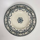 Lot of Plate, Platter, Ramier and Soup Tureen, Iron Earth, "Excelsior" service, E. Bourgeois, late 19th century