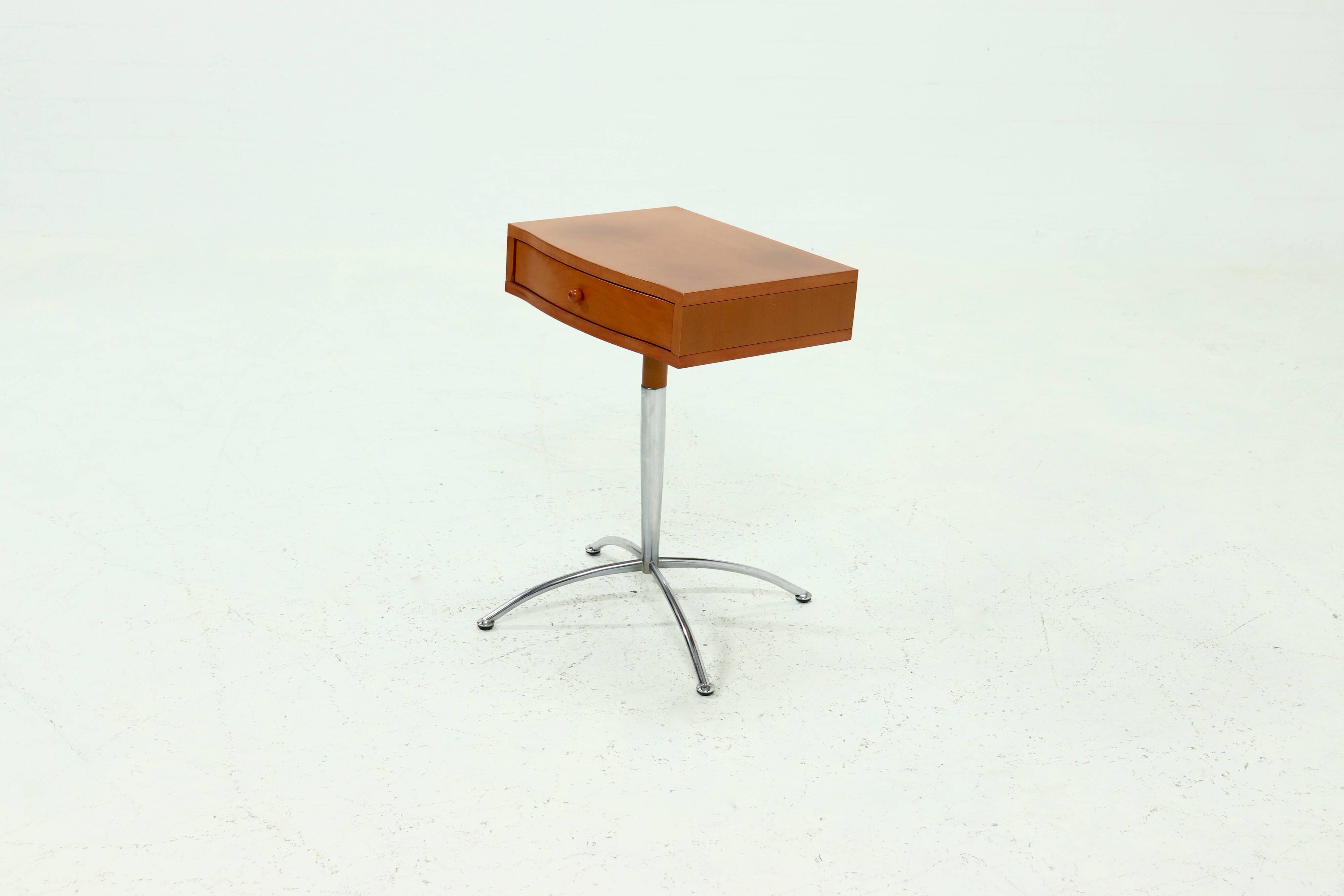Post Modern Swivel Side Table 1990s