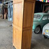 Solid wood cabinet / storage unit with one door.