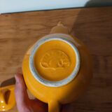 Théière vintage Éléphant jaune