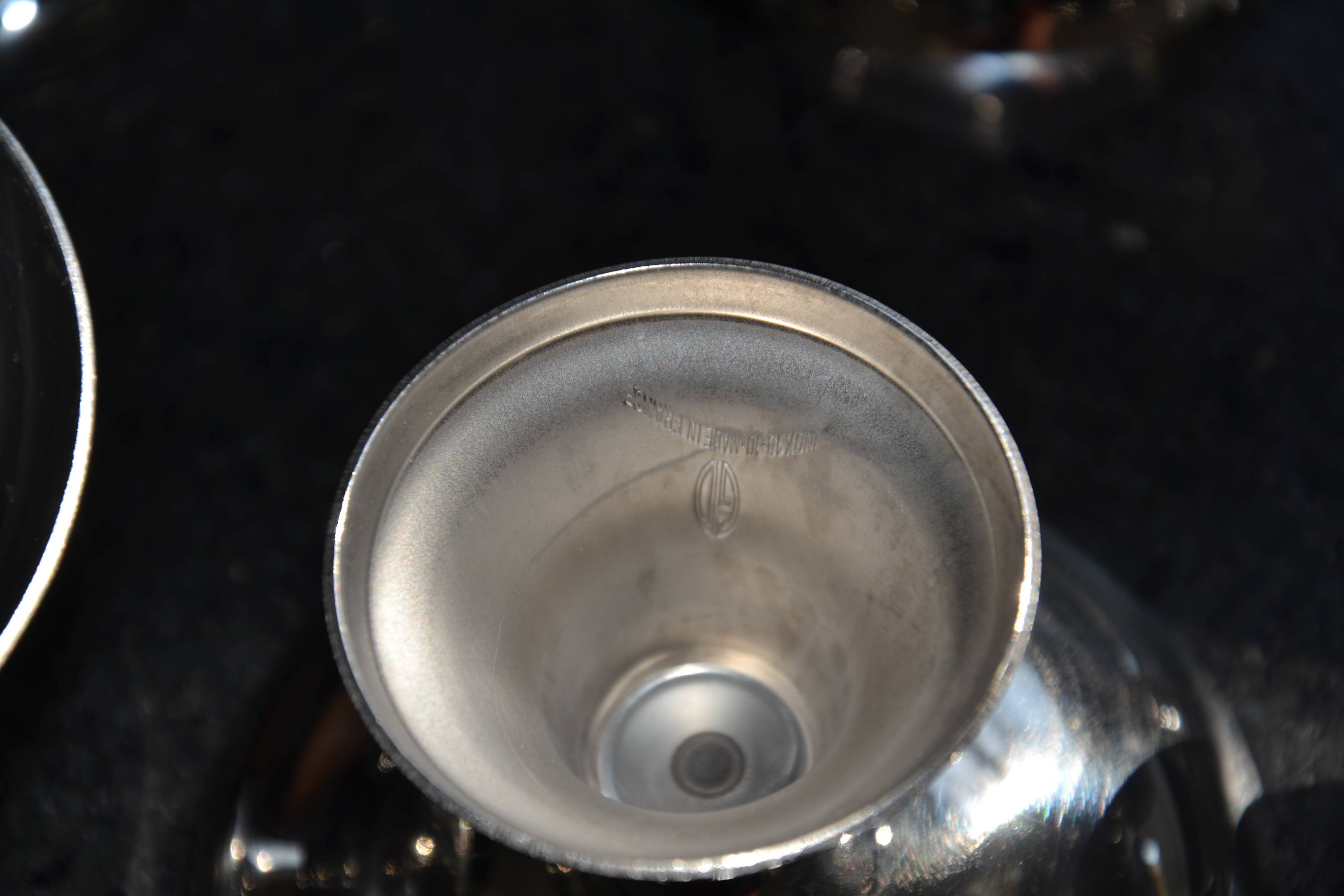 6 impeccable Guy Degrenne stainless steel bowls