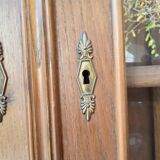 Large Louis Philippe style oak bookcase