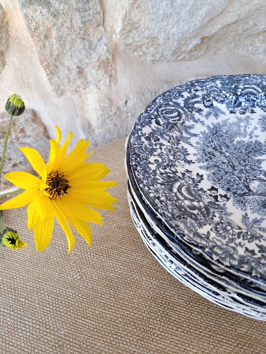 Antique dessert plates