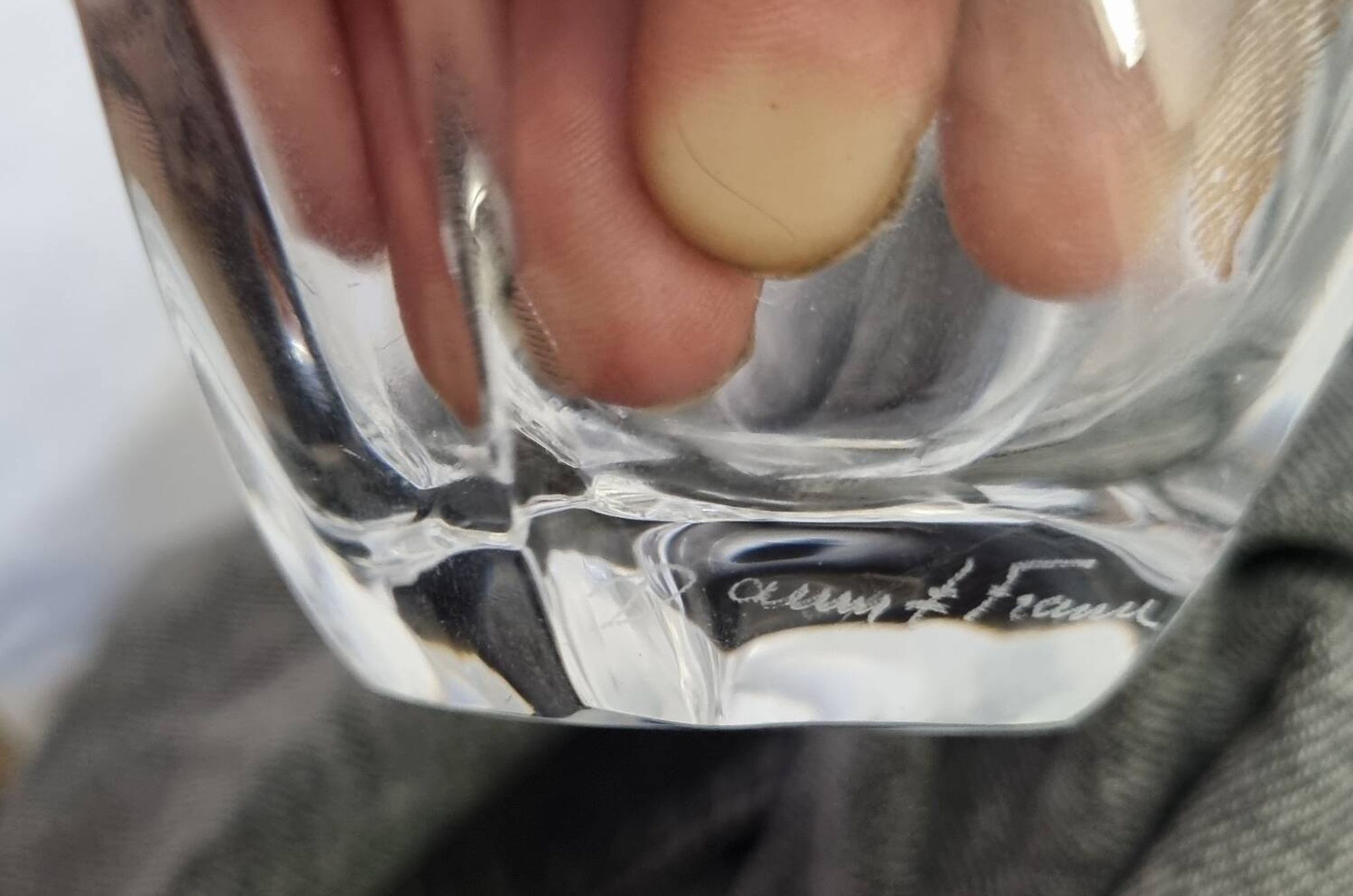 Coupelles cristal de Daum France