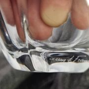 Coupelles cristal de Daum France