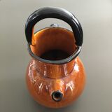 Glazed amber jug