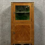 Louis XVI style display cabinet with marquetry system, circa 1850