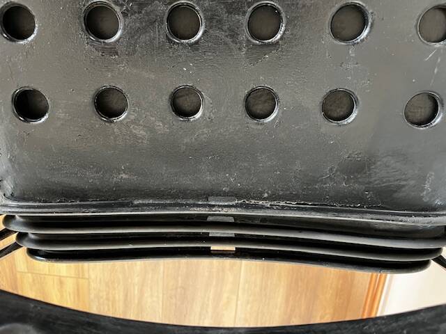 Set of 4 Black Omstak Chairs by Rodney Kinsman for Bieffeplast