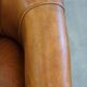 Fauteuil club en cuir de mouton