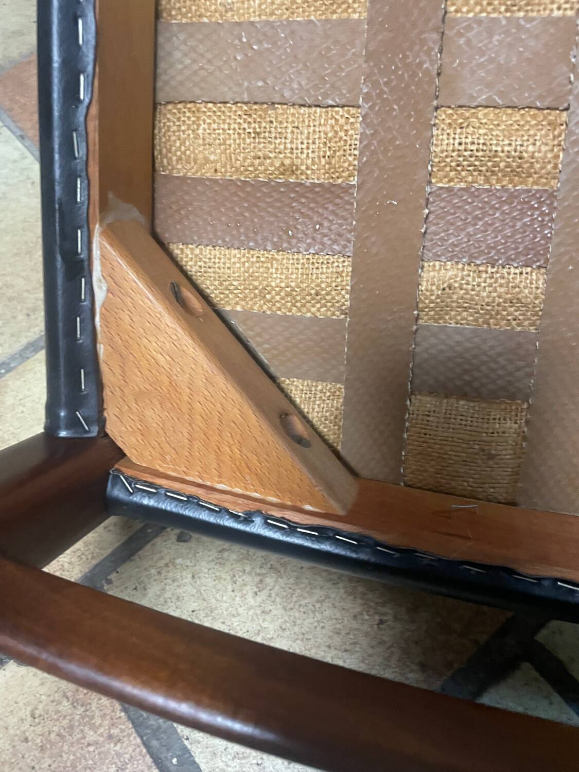 Chaise en teck model SA 10 designer Cees Braakman