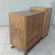 Art Deco buffet bar in walnut burl.