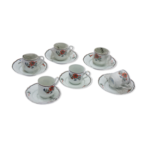 Set de 6 tasses à café