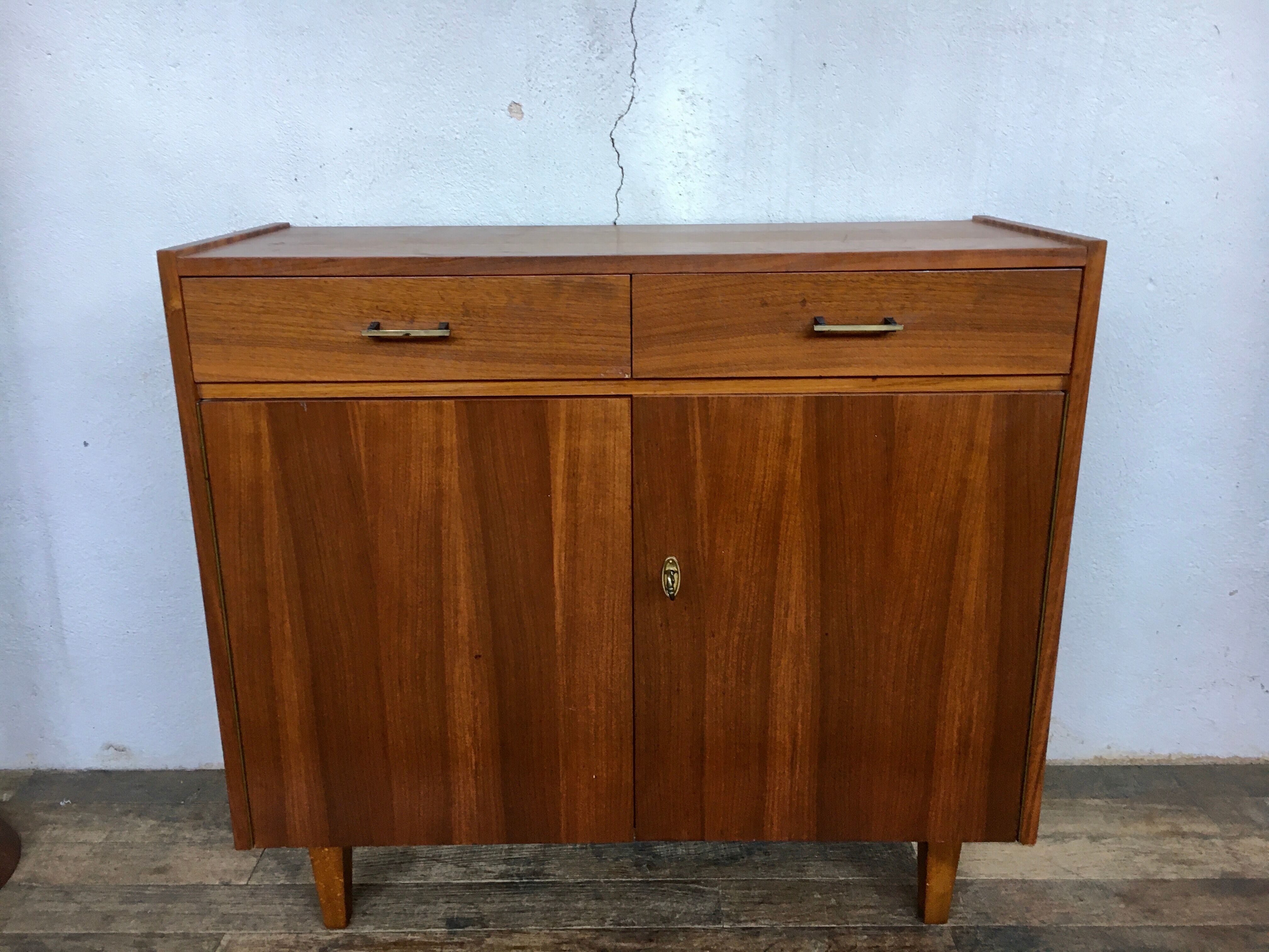 Enfilade Bahut buffet vintage feet compass 2 doors 2 drawers