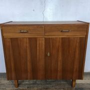 Enfilade bahut buffet vintage pieds compas 2 portes battantes 2 tiroirs