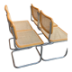 Set of 4 Cesca chairs, Italy 1970s
