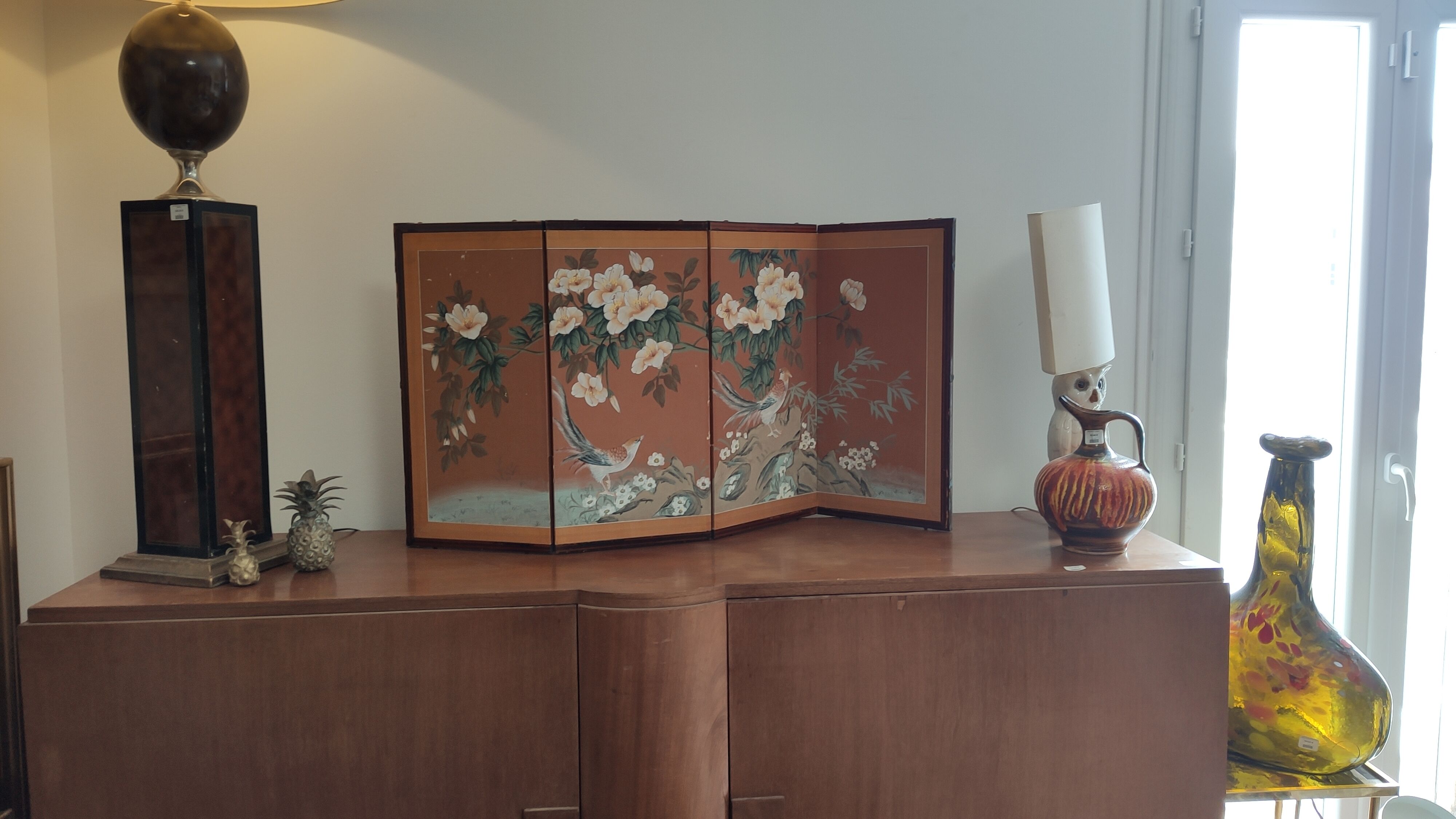 Japanese table screen, 4 ventaux