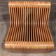 Vintage Beech Plywood Lounge Chair with Bolt Construction