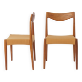 Paire de chaises de salle à manger Bambi par Rastad & Relling pour Gustav Bahus, années 1960.