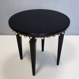 Table basse en hêtre noirci par Roberto Ventura, Italie, années 2000