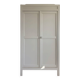 Grande armoire penderie parisienne bois chêne rénovée
