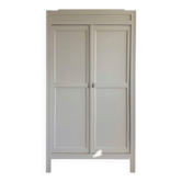 Grande armoire penderie parisienne bois chêne rénovée