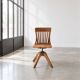 Chaise d’atelier en chêne