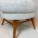 Mid-Century Modern Pair of Armchairs, Austro-Hungarian, 1960s - New Upholstery