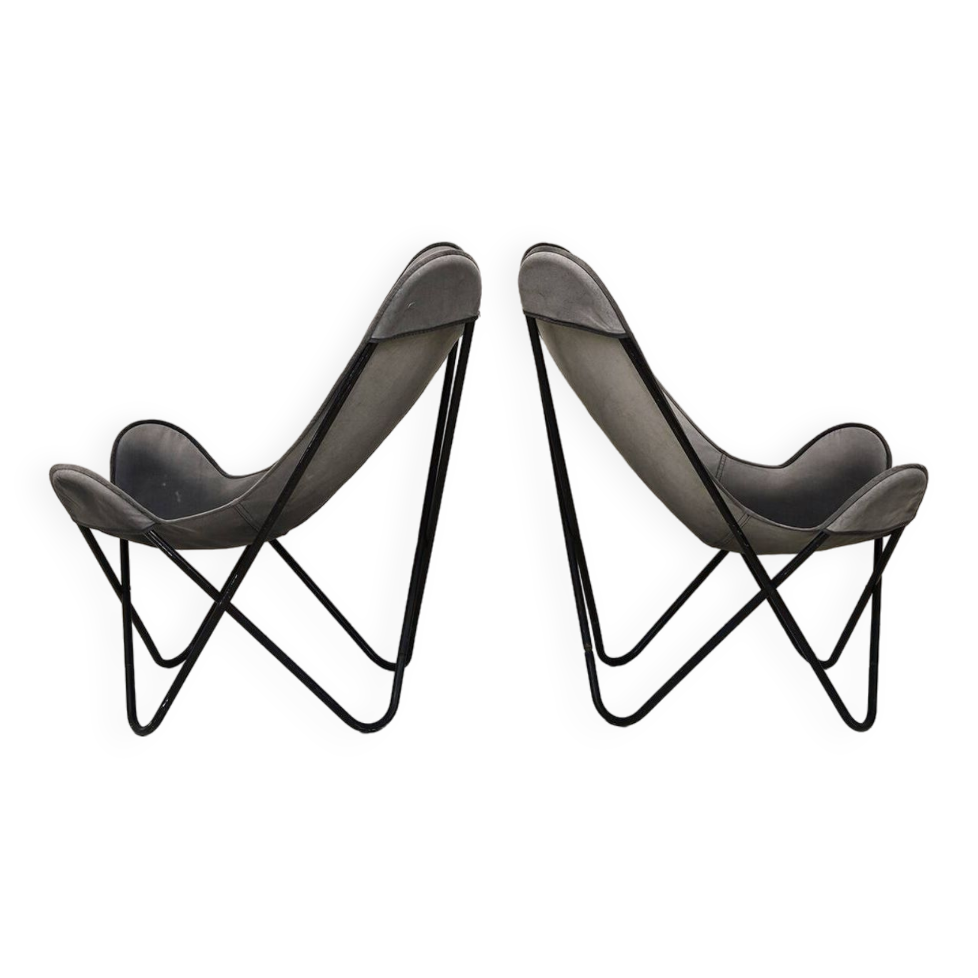 Pair of Vintage Safari Chairs