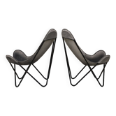 Paire de chaises Safari Vintage