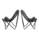 Paire de chaises Safari Vintage